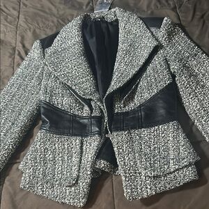 BEBE TWEED BLAZER